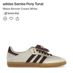 adidas Samba Pony Tonal
Wales Bonner Cream White